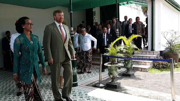 Raja dan Ratu Belanda Kunjungi Keraton Yogyakarta