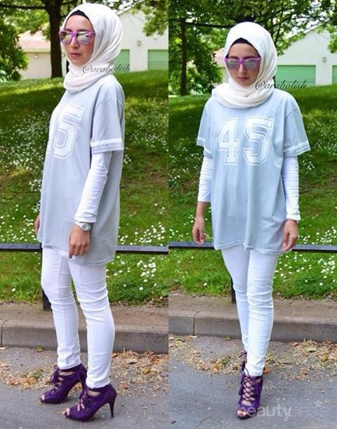 Atasan Lengan Pendek Untuk Hijab  Style  Kenapa Tidak 