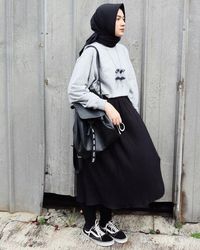 style hijab gamis casual