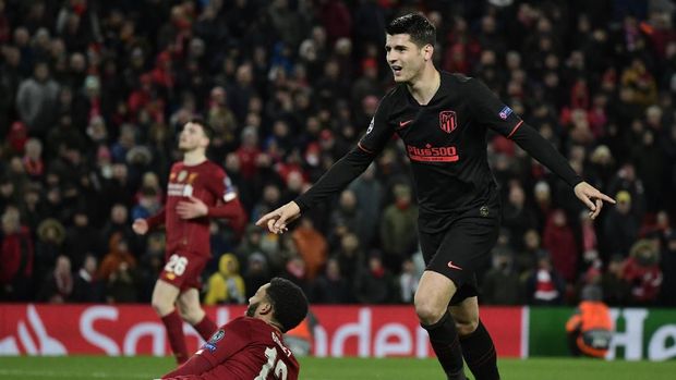 Liverpool kalah 2-3 dari Atletico Madrid. (