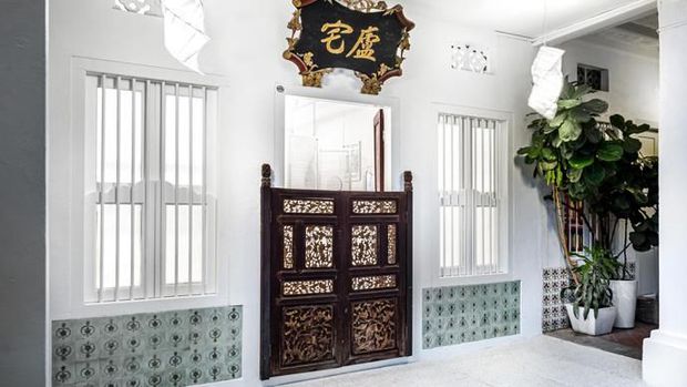 Rumah Minimalis Canvas House tampak depan
