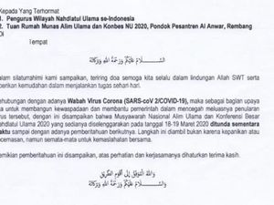 Munas NU di Rembang Ditunda Gegara Corona, Keluarga Mbah Moen Kecewa