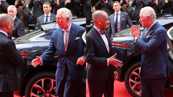 Awkward Moment! Saat Pangeran Charles Lupa Tak Boleh Salaman