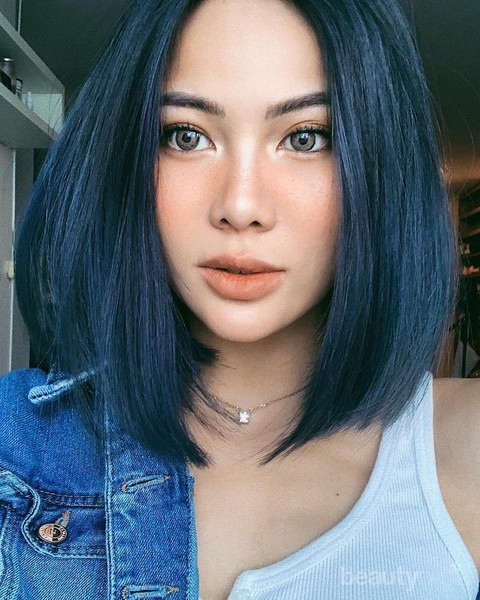 Warna rambut blue black