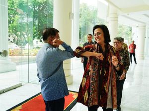 Momen JK dan Sri Mulyani Satu Ruangan Hadiri Pelantikan Gubernur BI Momen JK dan Sri Mulyani Satu Ruangan Hadiri Pelantikan Gubernur BI