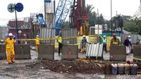 Suasana Terkini di Lokasi Bocornya Pipa Gas PGN Cakung