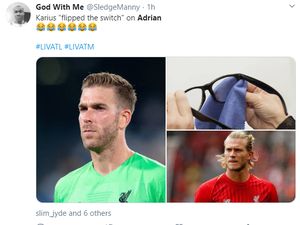 Meme Kocak Adrian Usai Tumbangnya Liverpool di Liga Champions