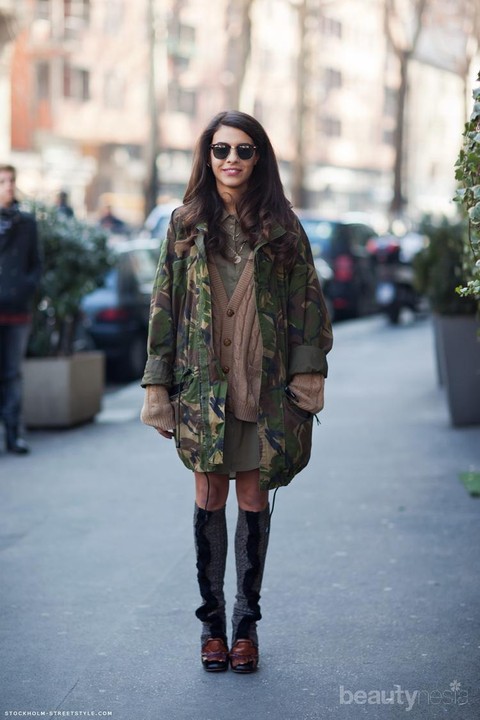 6 Inspirasi OOTD 'Army Look' untuk Gaya Lebih Kekinian