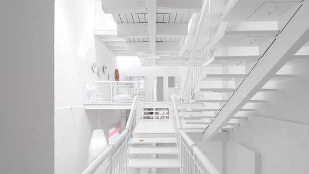 Rumah Minimalis Canvas House, tangga