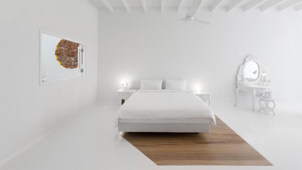 Rumah Minimalis Canvas House, kamar tidur