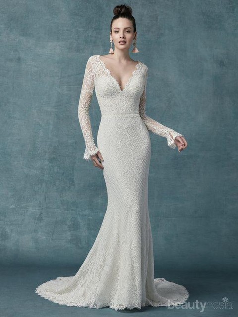 Gaun pengantin simple tapi mewah