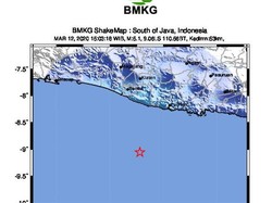 Gempa M 5,1 Guncang Pacitan, Aparat Desa Wonogiri Kaget dan Berlarian