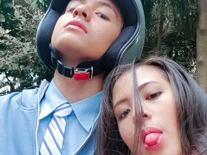 Foto: Kemesraan Bintang Mariposa Zara & Angga yang Bikin Gemes