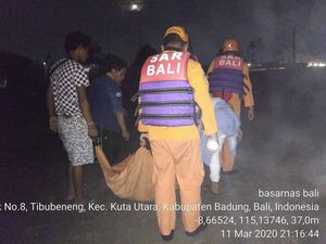 Mahasiswa Bali Tewas Tenggelam di Pantai Berawa Saat Berenang