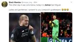 Meme Kocak Adrian Usai Tumbangnya Liverpool di Liga Champions