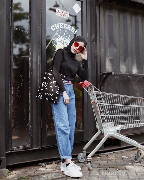 Ootd Kondangan Hijab Celana Jeans / Celana Boyfriend Jeans Ootd