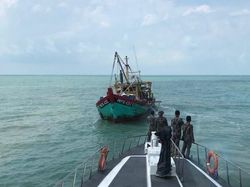 Selang 2 Hari, KKP Tangkap Lagi Kapal Asing Ilegal di Selat Malaka