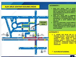 Ada Aksi di Kedubes India, Ini Rekayasa Lalin di Jl Rasuna Said