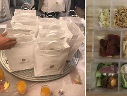 Khawatir Virus Corona, Pengantin Ini Siapkan Jamuan Makan Take Away untuk Tamu