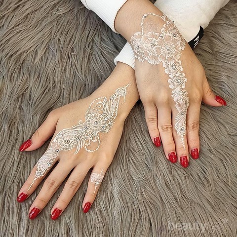 10 Desain Henna Cantik Untuk Pengantin Di Hari Pernikahan