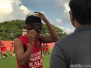 Bertopeng, Irsyad Maulana Sudah Mulai Latihan