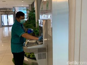 Potret Sudut-sudut Bandara Ngurah Rai Bali Dilap Karena Corona