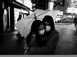 Pandemi Corona di Tokyo Dalam Bingkai Foto Hitam Putih