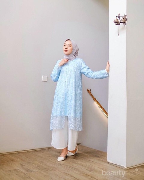 7 Padu Padan Busana Warna Biru Untuk Berbagai Look Ala Selebgram Hijab Putri Melati