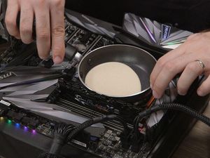 Buat Pancake sampai Panggang Steak, 5 Aksi Masak Pakai CPU dan Laptop Buat Pancake sampai Panggang Steak, 5 Aksi Masak Pakai CPU dan Laptop
