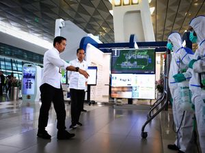 Pesan Jokowi soal Pencegahan Corona di Bandara Soekarno-Hatta