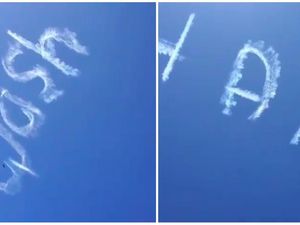 Viral, Pilot Tulis Pesan Cuci Tangan di Langit Untuk Bantu Lawan Corona