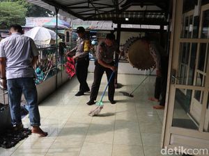 Ini yang Dilakukan Polisi di Ngawi Cegah Penyebaran Virus Corona