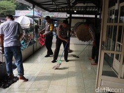 Ini yang Dilakukan Polisi di Ngawi Cegah Penyebaran Virus Corona