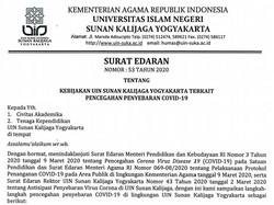 Antisipasi Corona, UIN Yogya Laksanakan Kuliah Online-Wisuda Ditunda