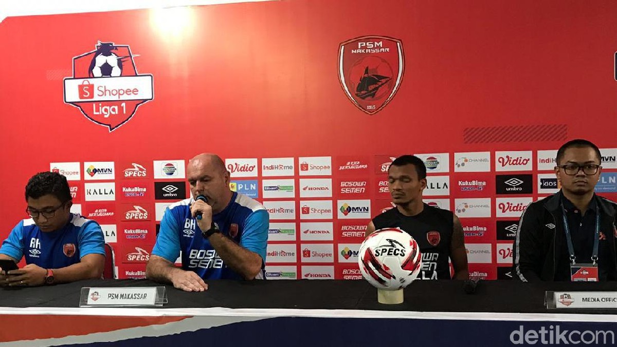 PSM Makassar mengusung misi memutus hasil imbang saat menjamu Barito Putera di Shopee Liga 1 2020. (Foto: detikcom/Ibnu Munsir)