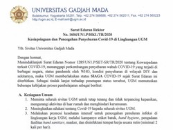 Tetapkan Status Siaga Corona, UGM Berlakukan Kuliah Online