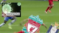 Virus corona mengancam Liverpool dari juara Liga Inggris (Foto: Twitter)