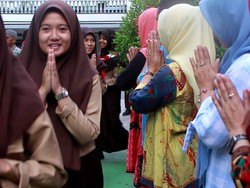 Antisipasi Corona, Pelajar SMP di Parepare Diedukasi Hindari Bersalaman