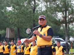 Cegah Corona, Polda Sumut Bersih-bersih Kantor-Salam Tanpa Sentuhan
