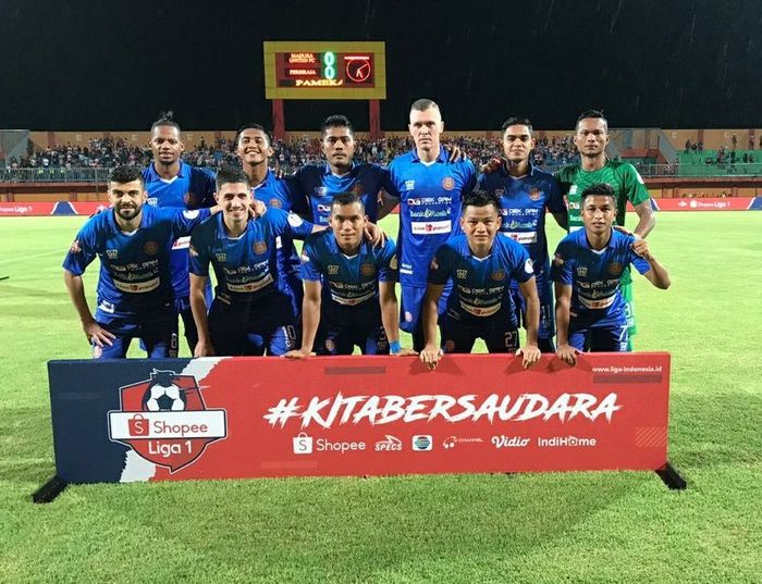 persiraja banda aceh Foto tim Persiraja Banda Aceh saat menghadapi Madura United pada pekan kedua Shopee Liga 1 2020 di Stadion Gelora Ratu Pamelingan, Pamekasan, Selasa (9/3/2020).