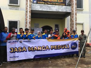 Korban Gempa Sukabumi Dapat Bantuan Sosial dari Jasa Marga