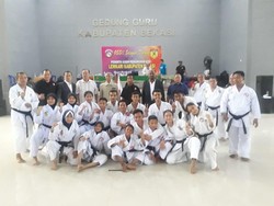 261 Karateka se-Bekasi Ikuti Ujian Kenaikan Tingkat