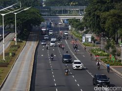 Anies: Ada WFH, Kendaraan Pribadi di Jakarta Tinggal 45% Anies: Ada WFH, Kendaraan Pribadi di Jakarta Tinggal 45%