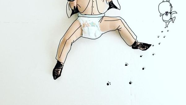 Kreatifnya Sang Ayah Buat Doodle Anak