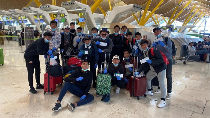28 pemain Vamos Indonesia di Spanyol dipulangkan ke Indonesia