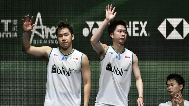 Marcus Fernaldi Gideon dan Kevin Sanjaya Sukamuljo