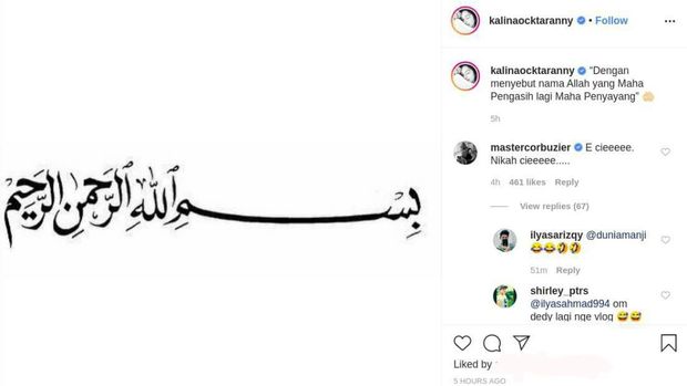 Unggahan Kalina Oktarany