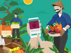 #JagaJarakDulu, Ini Aplikasi yang Mudahkan Beli Sayur Online