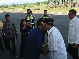 Klaim Bupati Luwu Bebas Corona Meski Cipika-cipiki dengan Budi Karya