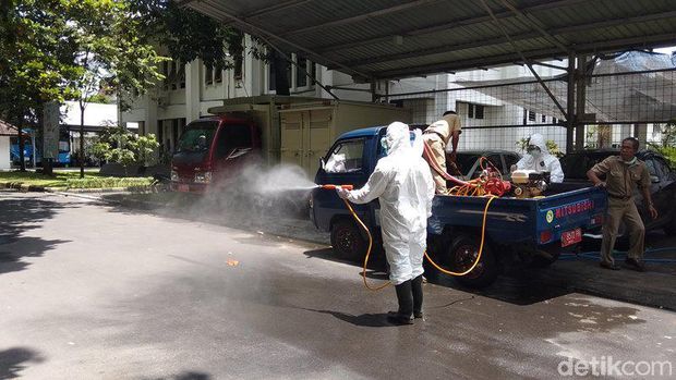 1 Warga Magelang Kena Corona, Rumah-Tempat Ibadah Disemprot Disinfektan